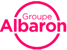 Albaron logo cas client hunik group